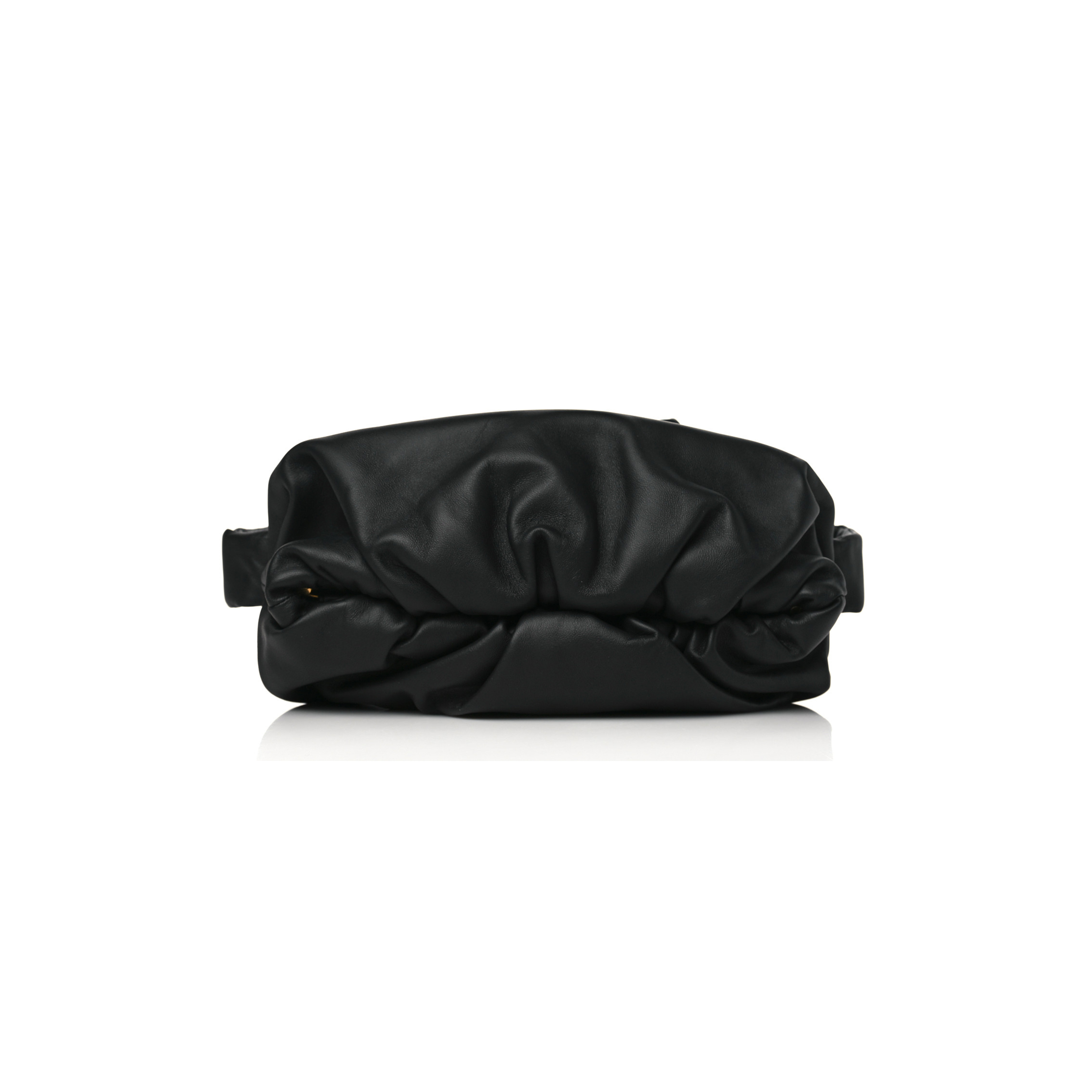 BOTTEGA VENETA CALFSKIN BELT BAG BLACK (29*15*10cm) BOTTEGA VENETA CALFSKIN BELT BAG BLACK (29*15*10cm)