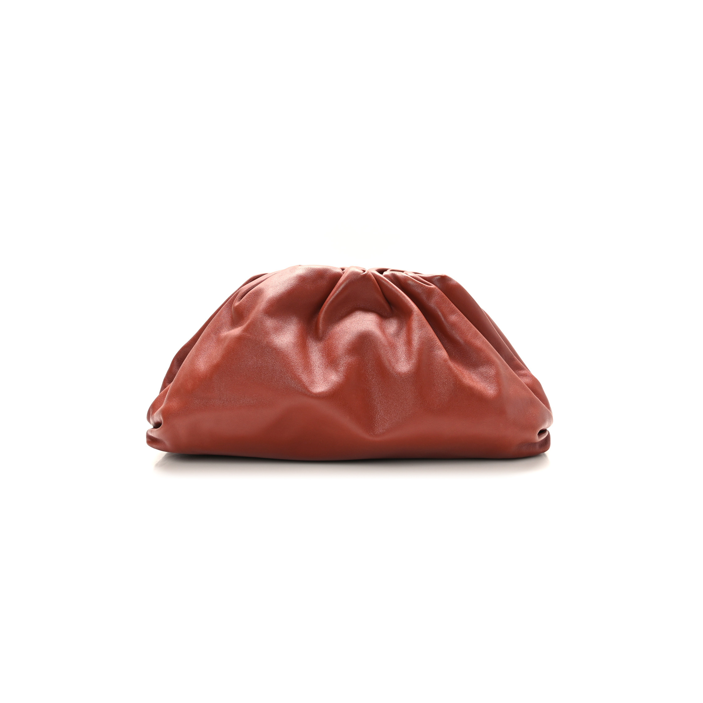 BOTTEGA VENETA SMOOTH BUTTER CALF THE POUCH OVERSIZED CLUTCH RUST (38*18*9cm) BOTTEGA VENETA SMOOTH BUTTER CALF THE POUCH OVERSIZED CLUTCH RUST (38*18*9cm)