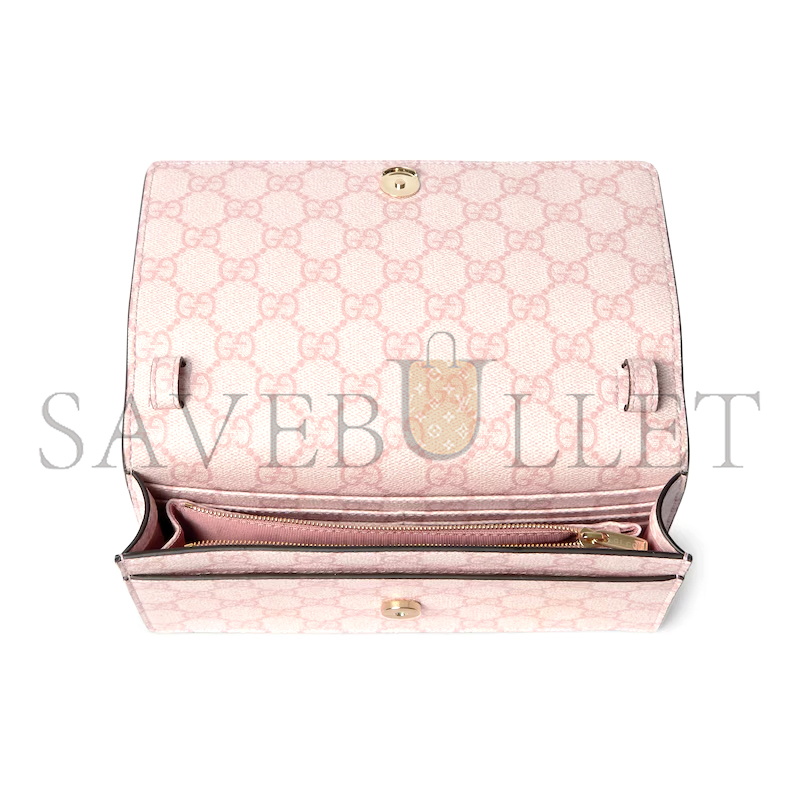 GUCCI GG EMBLEM WALLET ON CHAIN 826720AAEQ76941 (20*13*4cm)